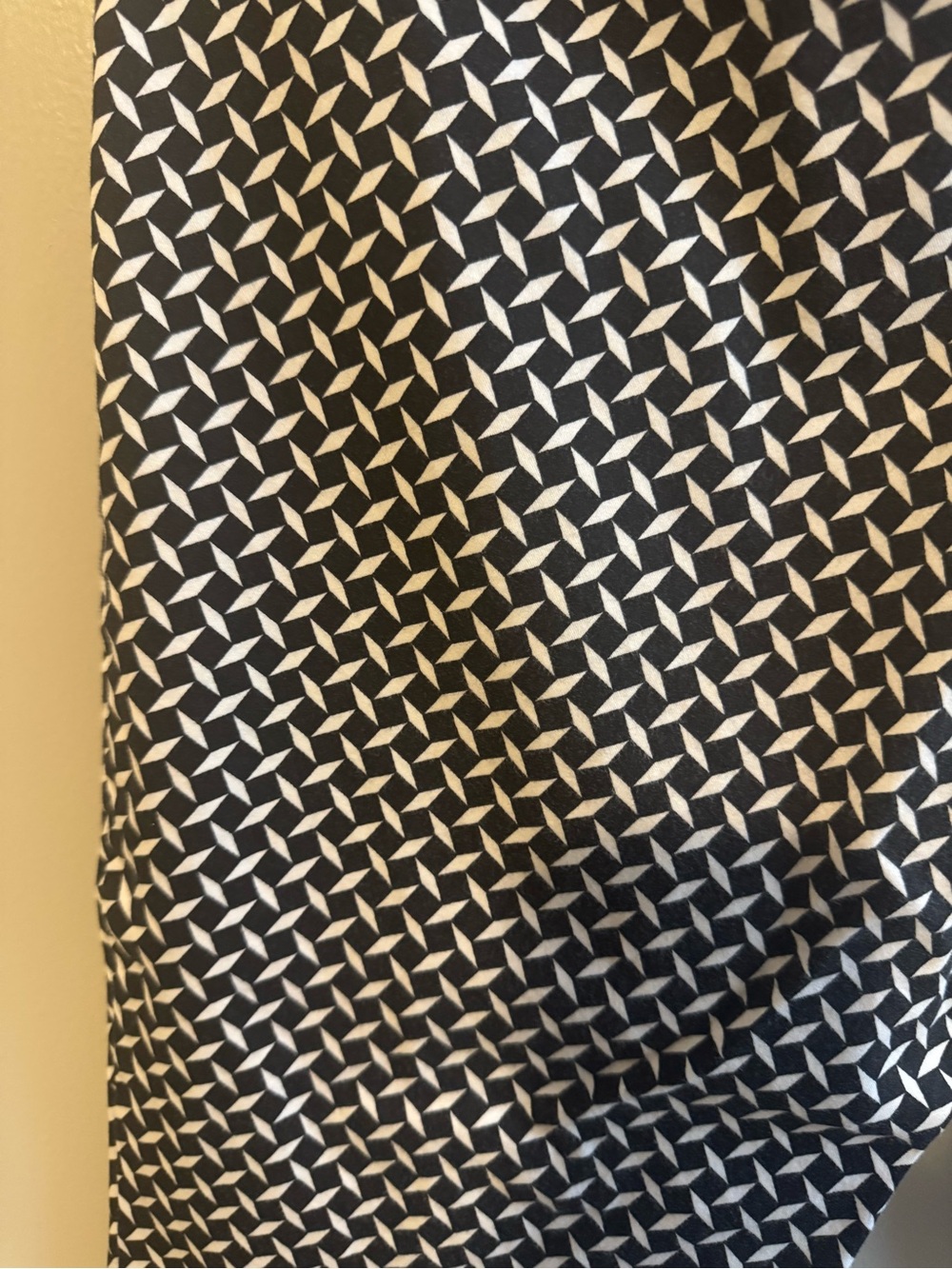 New York & Company Black and White Geometric Girls' Stretch Pants - Picture 5 of 5